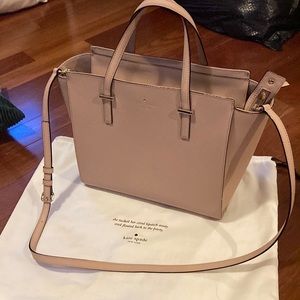 Kate spade light pink handbag with dust bag